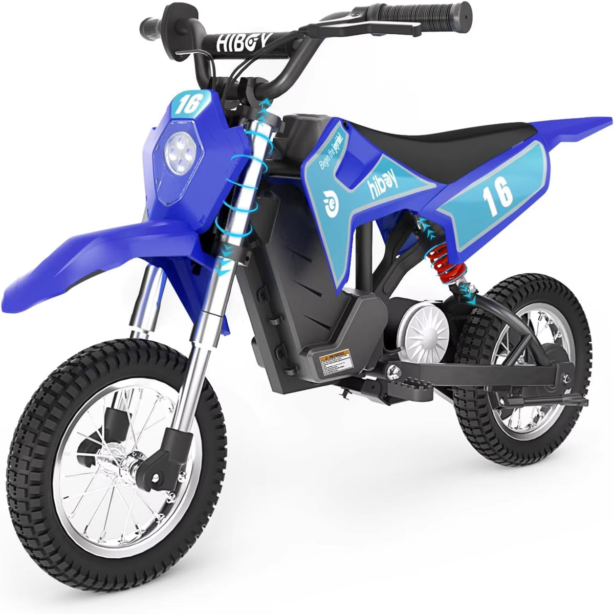 Hiboy 36V 300W Electric Motorcycle - Maximum Speed of 15.5 MPH and 13.7 Miles Range, 3-Speed Modes Electric Dirt Bike for Children Ages 3-10