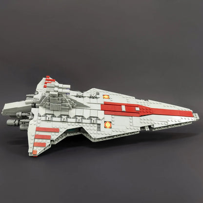 67106 JIESTAR High-Tech Moc Venator Attack Cruiser Fighter Destroyer Brick Technical Model Building Star Blocks Space Ship Toys
