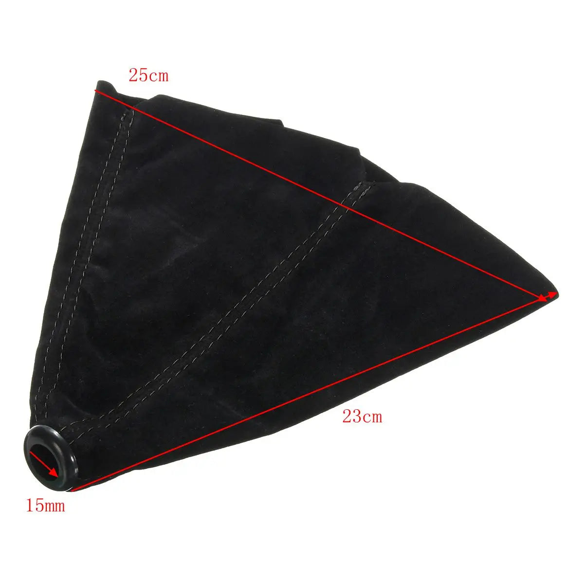 Universal Suede Leather Gear Shift Collar and Boot Cover for Manual Transmission Vehicles