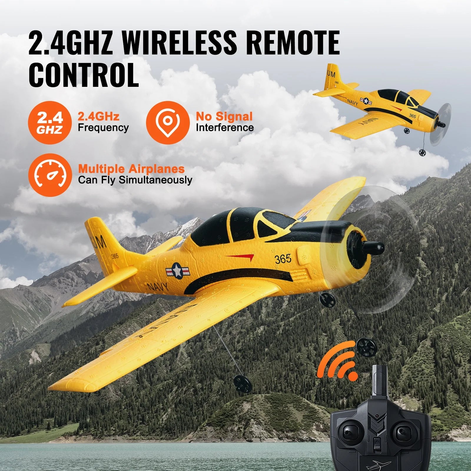 RC Airplane Trainer Aircraft EPP Foam RC Plane Toy 2.4 Ghz Remote Control