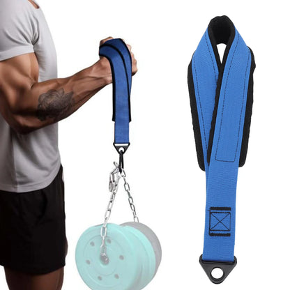 Arm Wrestling Training Belt Equipment, Forearm Strap, Strengthener Trainer for Cable Machine and Weight