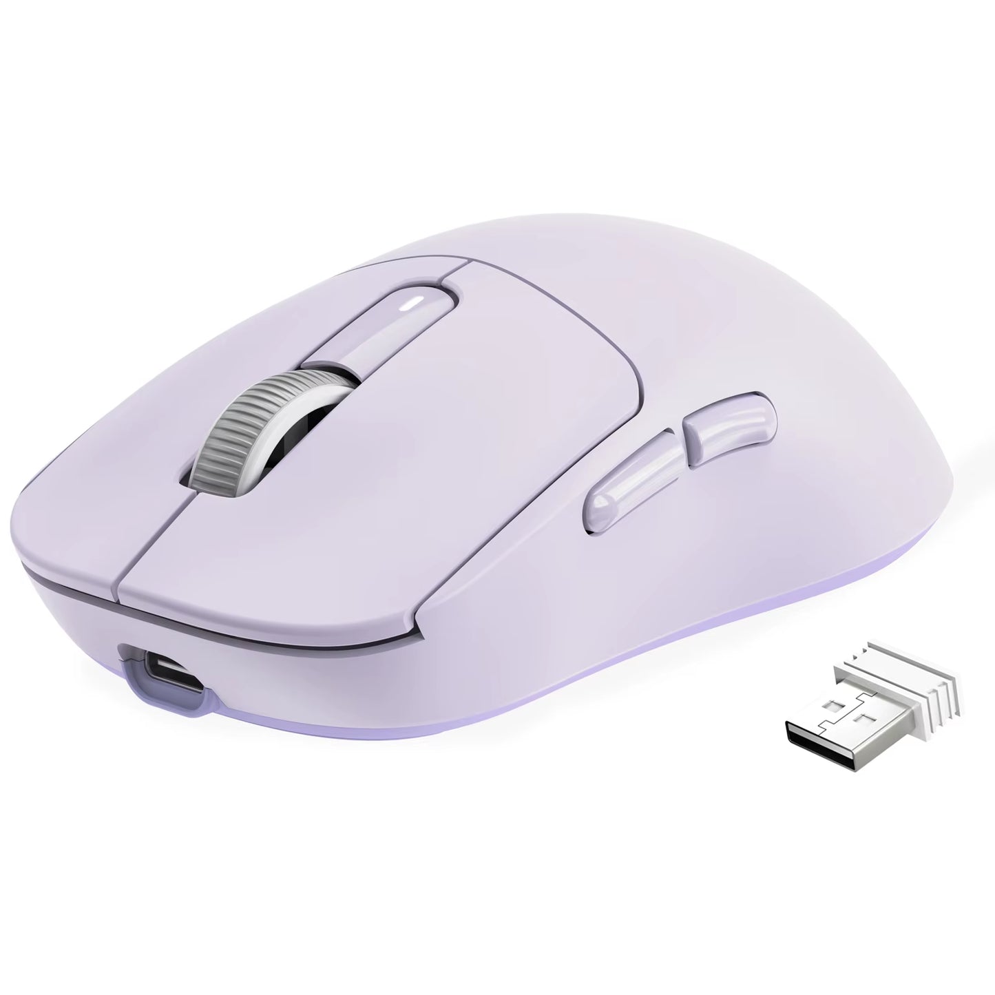 ATTACK SHARK X3 Wireless Gaming Mouse,49G Ergonomic PC Mouse,Triple Modes PAW3395 26K DPI Optical Sensor,Programmable Buttons