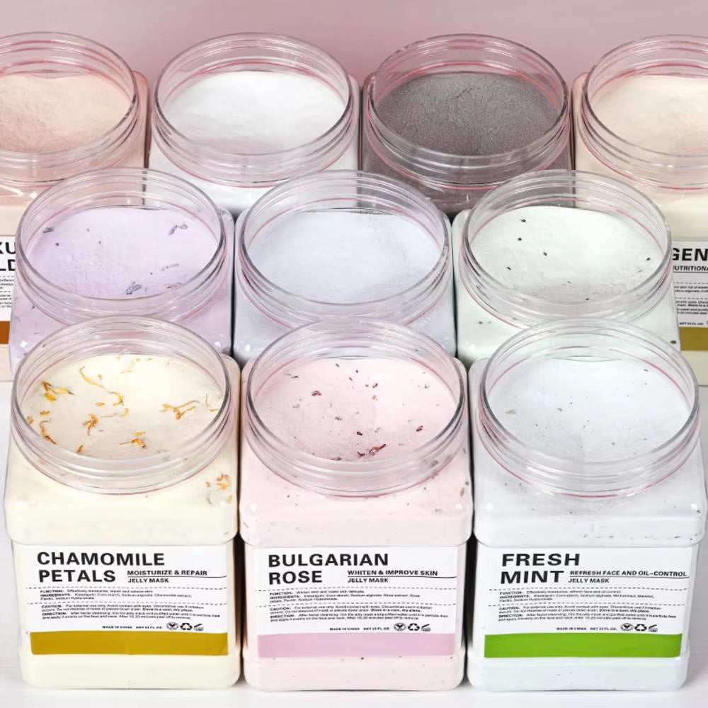 10PCS Professional Jelly Mask Powder - 650G Wholesale for Beauty Salon Facial Skin Care