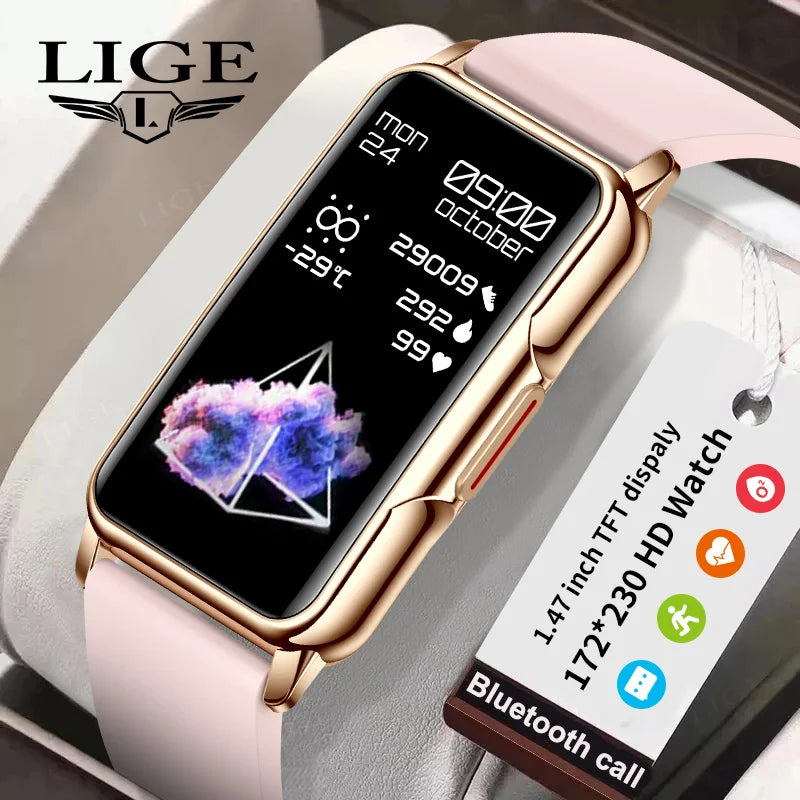 Android IOS Smart Bracelet Women Smartwatch Men Heart Rate Blood Oxygen Waterproof Sport Smart Band Watch for Ladies +Gift