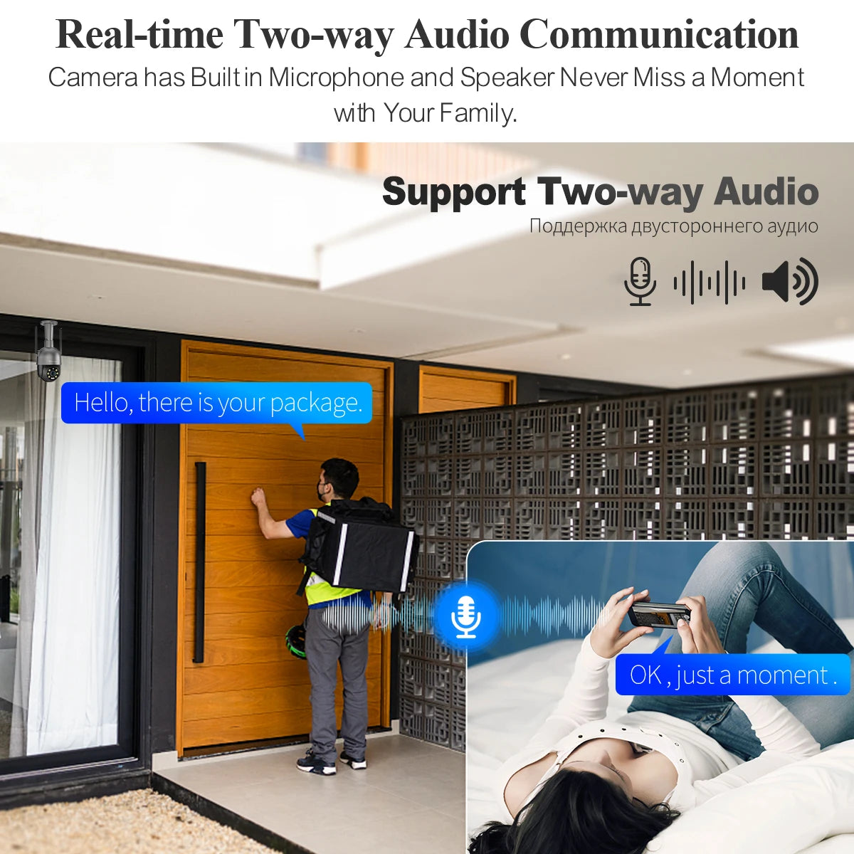 8MP 4K 2K PTZ Security Wireless IP Camera Video Surveillance WIFI Camera Outdoor AI Red-Blue Light Alarm Human Detected