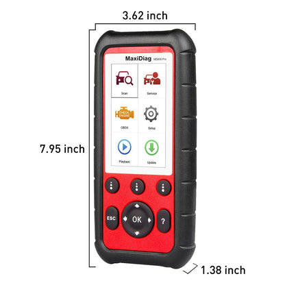 Autel Maxidiag Md808Pro OBD2 Car Diagnostic Scanner Automotive Code Reader OBDII Full System Diagnosis 7 Services