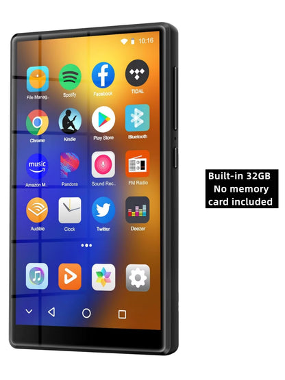 1080P Android 13.0 MP3 Player, 4.7-Inch Display, 32GB/96GB Storage, Bluetooth and Wi-Fi Connectivity, Expandable up to 1TB