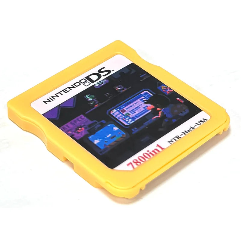 New DS Card 7800 in 1 Game Collection R4 3DS Flash Card for NDSL Ndsi 3DS 2DS Adapter Memory Burning Card DS Video Game Card