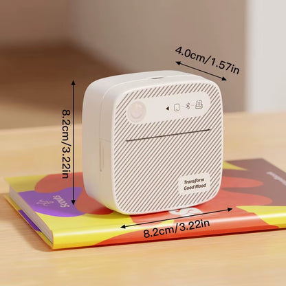 B3 Portable Photo Printer with Bluetooth Ios Android for Inkless Thermal Printing Sticker Printer Label Maker DIY Toy Kids Gift