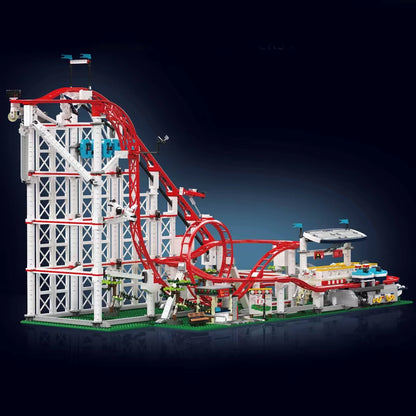 Mould King 11014 Motorized Roller Coaster Building Block Set - Technical Brick Toy for Kids - Ideal Christmas Gift