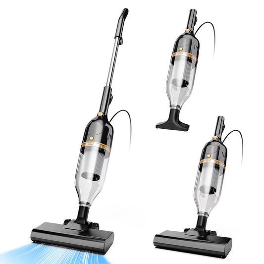 Vastorm R7 Corded Stick Vacuum Cleaner - 600W, 20Kpa Powerful 3-in-1 Lightweight Design for Efficient Low Noise Cleaning on Hardwood Floors and Carpets, Ideal for Pet Hair Removal