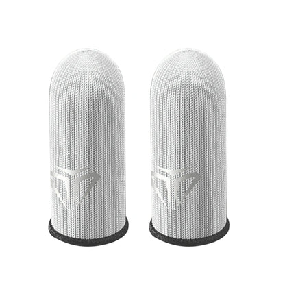 2 Pcs Mobile Game Fingertip Gloves Sweatproof Anti-Slip Touch Screen Finger Sleeve Breathable Gaming Fingertip Cover for Gamer