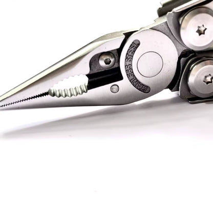 Daicamping DL1 Multifunctional Multi-Tool: Extra Cutter Scissors, Saw, Clamp, and Folding Knife
