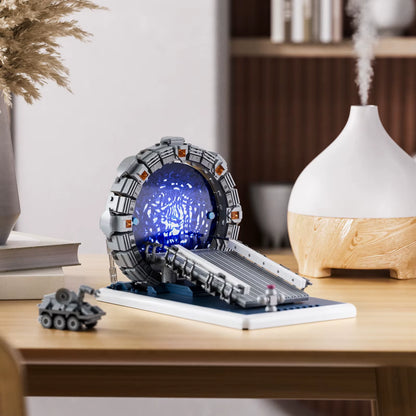Stargateal Building Block Kit,Movie Space Travel Scenes Weaponized Mobile Chariots Bricks Toys Children Gifts(722Pcs)