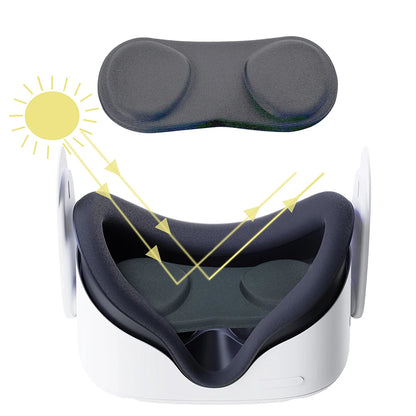 VR Lens Cover - Anti-Scratch and Dustproof Lens Case Replacement for Meta Quest 3S/3/2 and Pico4 Ultra VR Accessories