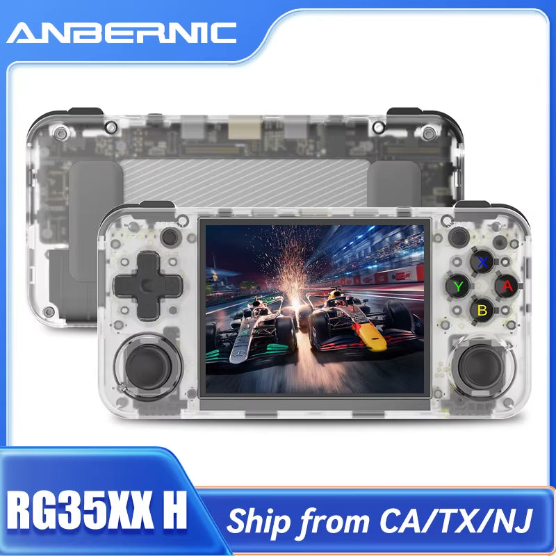 RG35XX H Handheld Game Console 3.5''IPS Screen HDMI Output Linux System RG35XXH Retro Video Simulator Console Kids Gift