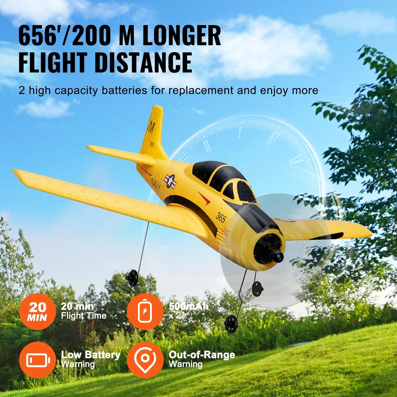 RC Airplane Trainer Aircraft EPP Foam RC Plane Toy 2.4 Ghz Remote Control