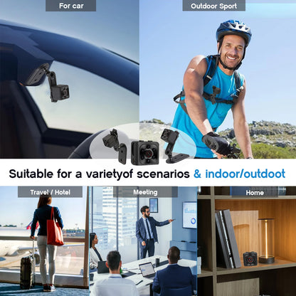 Mini Portable 1080P Full HD Security Camera for Indoor/Outdoor Surveillance with 32GB Card