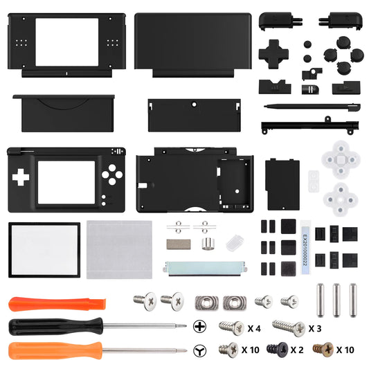 Replacement Full Housing Shell for Nintendo DS Lite, Case Cover with Buttons, Screen Lens for NDSL - Single Series