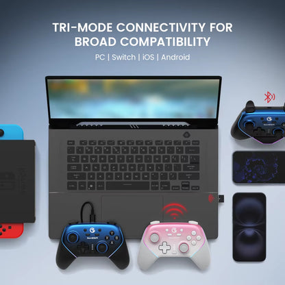 Gamesir Super Nova Wireless Pro Controller with Charging Station,  Effect Joystick for Nintendo Switch / PC / Android / Ios