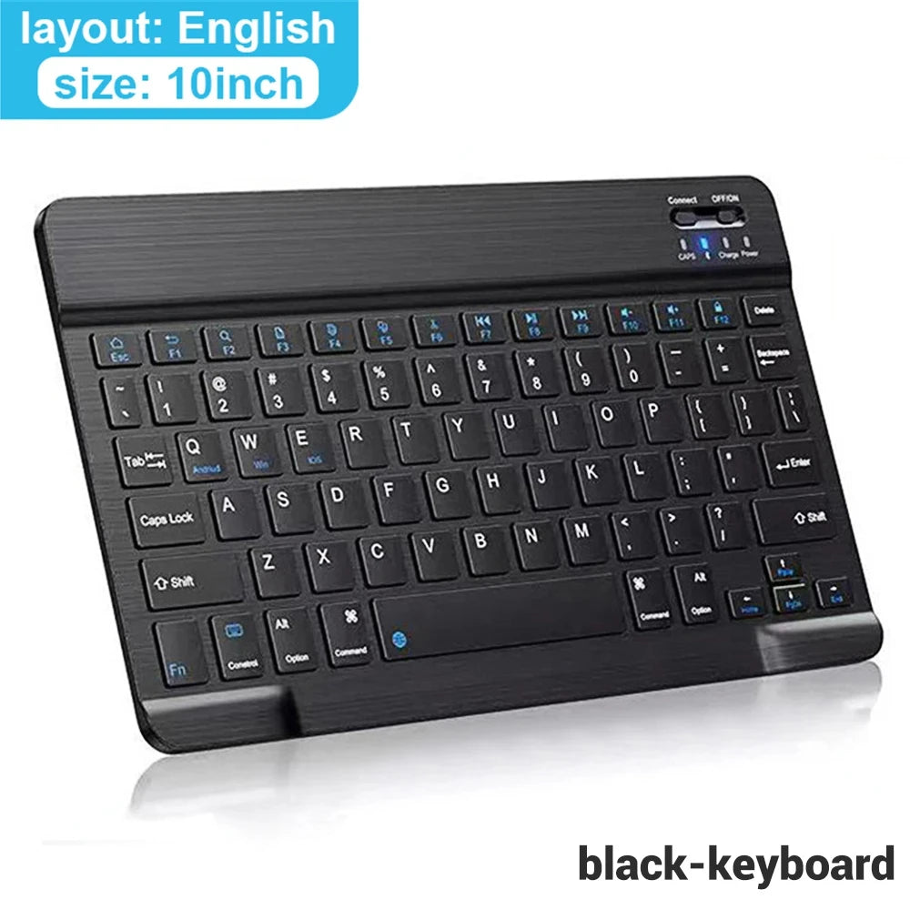 Wireless Bluetooth Keyboard and Mouse for iOS, Android, and Windows Tablets - Compatible with iPad Air, Mini, Pro 