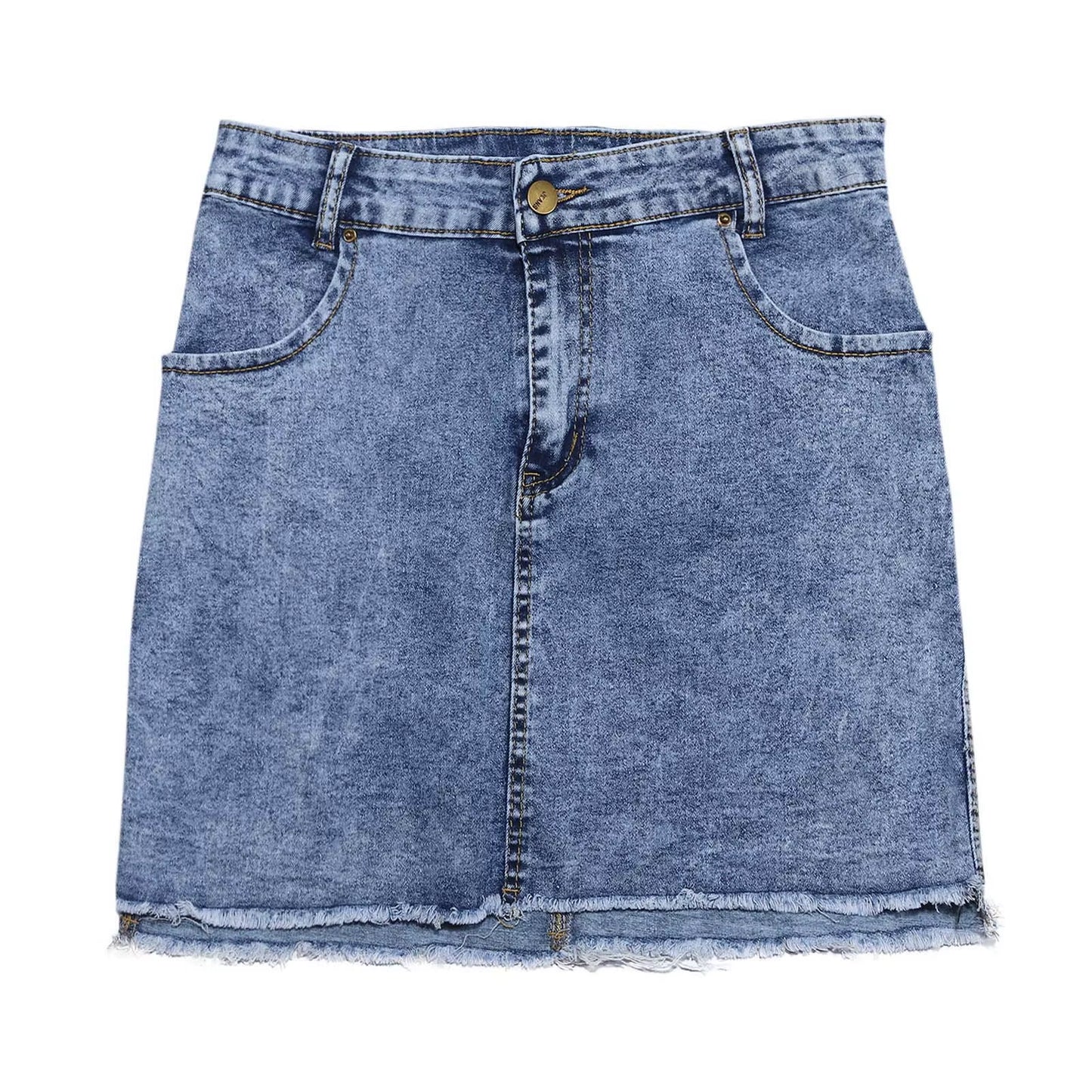 Mini Skirt Women'S Wash Mini Female Short Skirts Summer Women'S Sexy Denim Skirt Skirts for Women Knee Length Casual