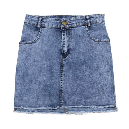 Mini Skirt Women'S Wash Mini Female Short Skirts Summer Women'S Sexy Denim Skirt Skirts for Women Knee Length Casual
