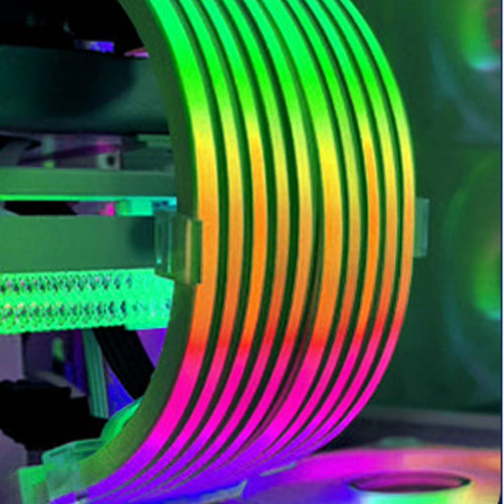 5V 3Pin ARGB Sync PC Cables 8Pin 24Pin PSU RGB Cable Extensions Flexible LED Strip Light DIY Kit for Computer Power Supply