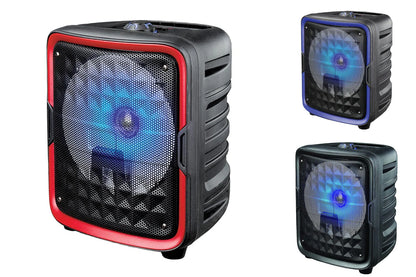 IQ Sound 8" Bluetooth Speaker with True Wireless Technology (IQ-6608DJBT)