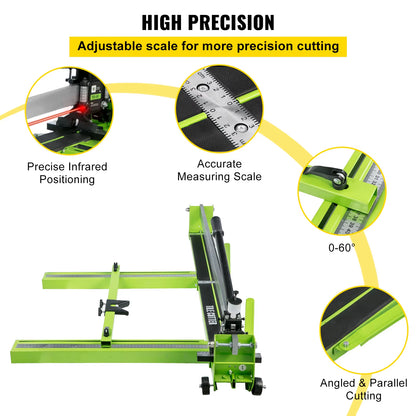 Succebuy Professional Manual Tile Cutter with Infrared Laser Positioning for Porcelain Flooring
