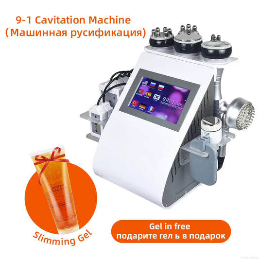 9-in-1 40K Home Beauty System for Comprehensive Body Slimming and Aesthetic Treatments