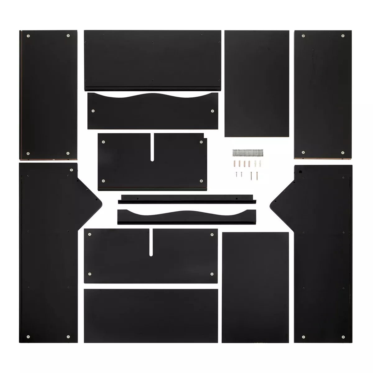 Five-Cubby Open Storage Unit