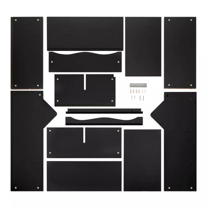 Five-Cubby Open Storage Unit
