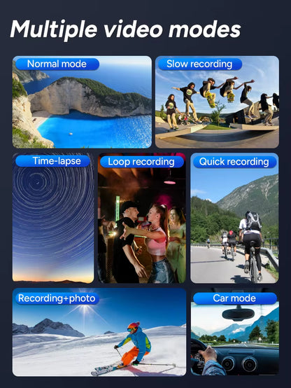SJ6 Pro 4K Dual Screen Action Camera Waterproof Touch Screen Sport Cam Wifi Night Vision 6-Axis Gyro Stabilization