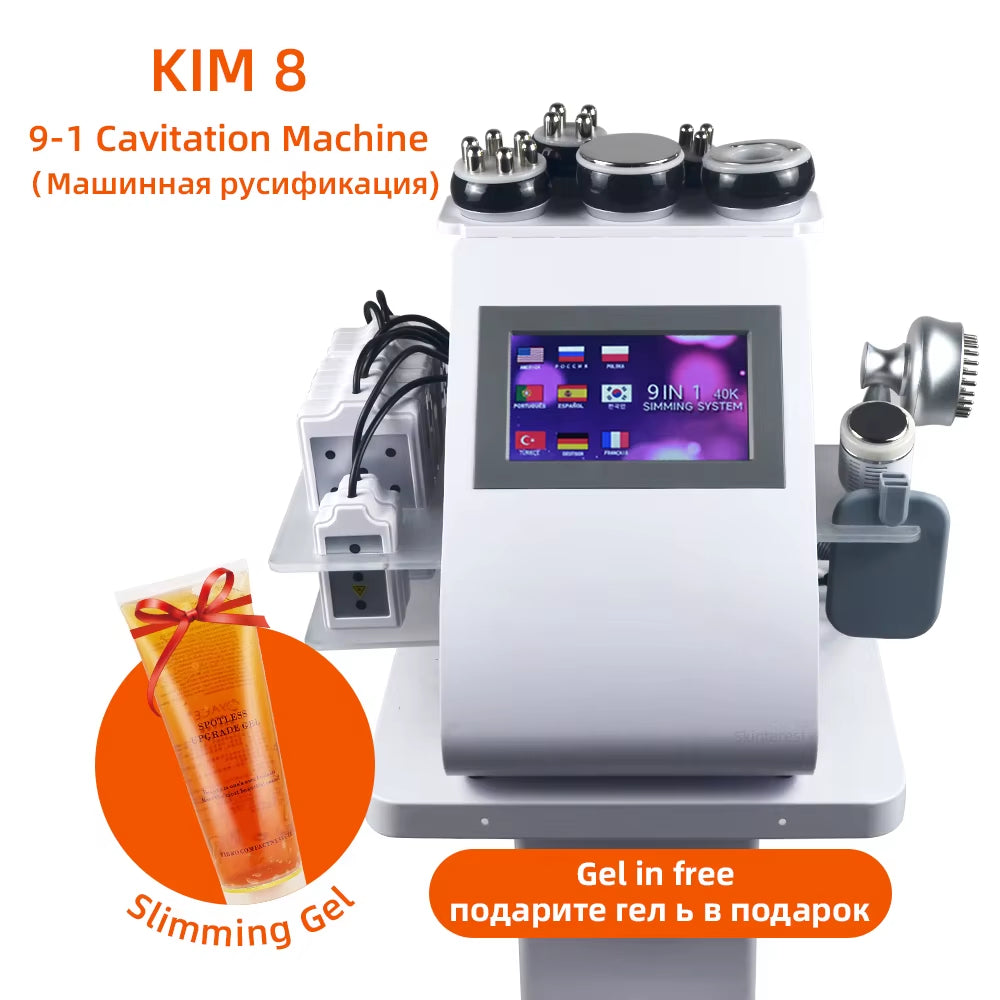 9-In-1 40K Cavitation Ultrasonic Weight Loss Lifting and Firming Massage(Fast Shipping from US/EU Warehouse)
