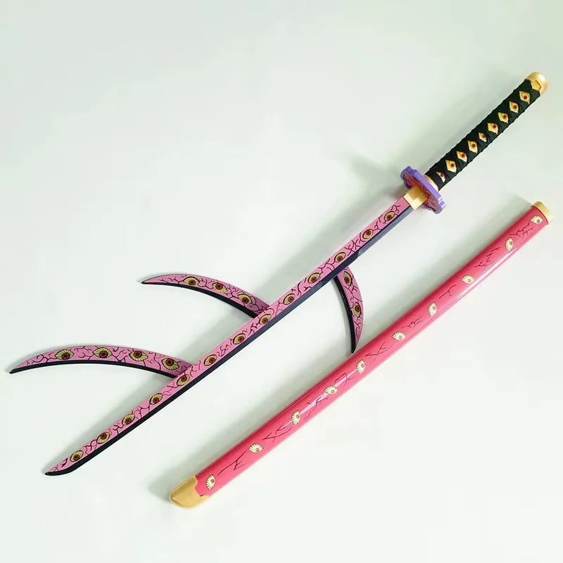 40-Inch Bamboo Demon Slayer Katana - Authentic Anime Cosplay Large Ninja Sword Replica Gift
