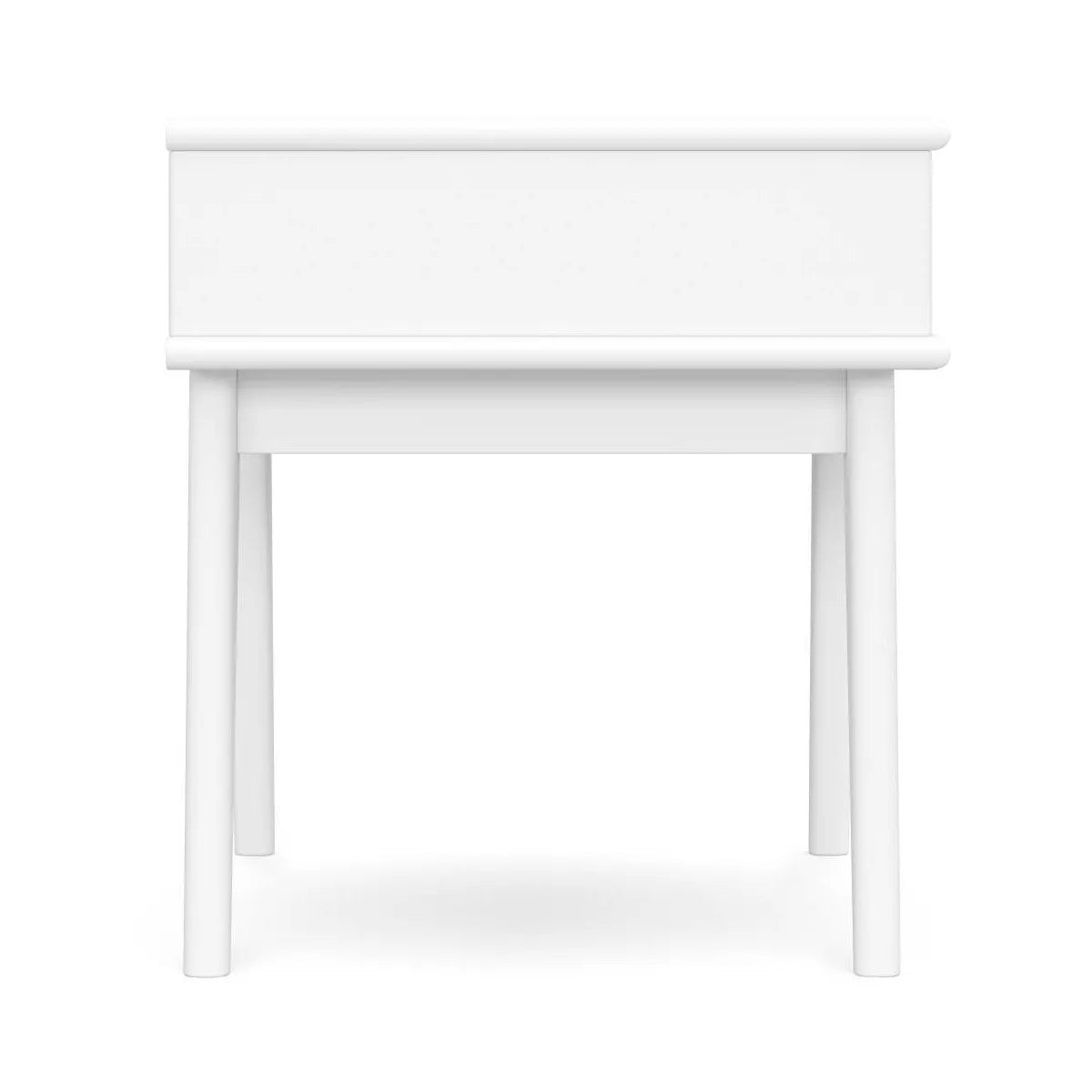 Tierney Mid Century End Table White