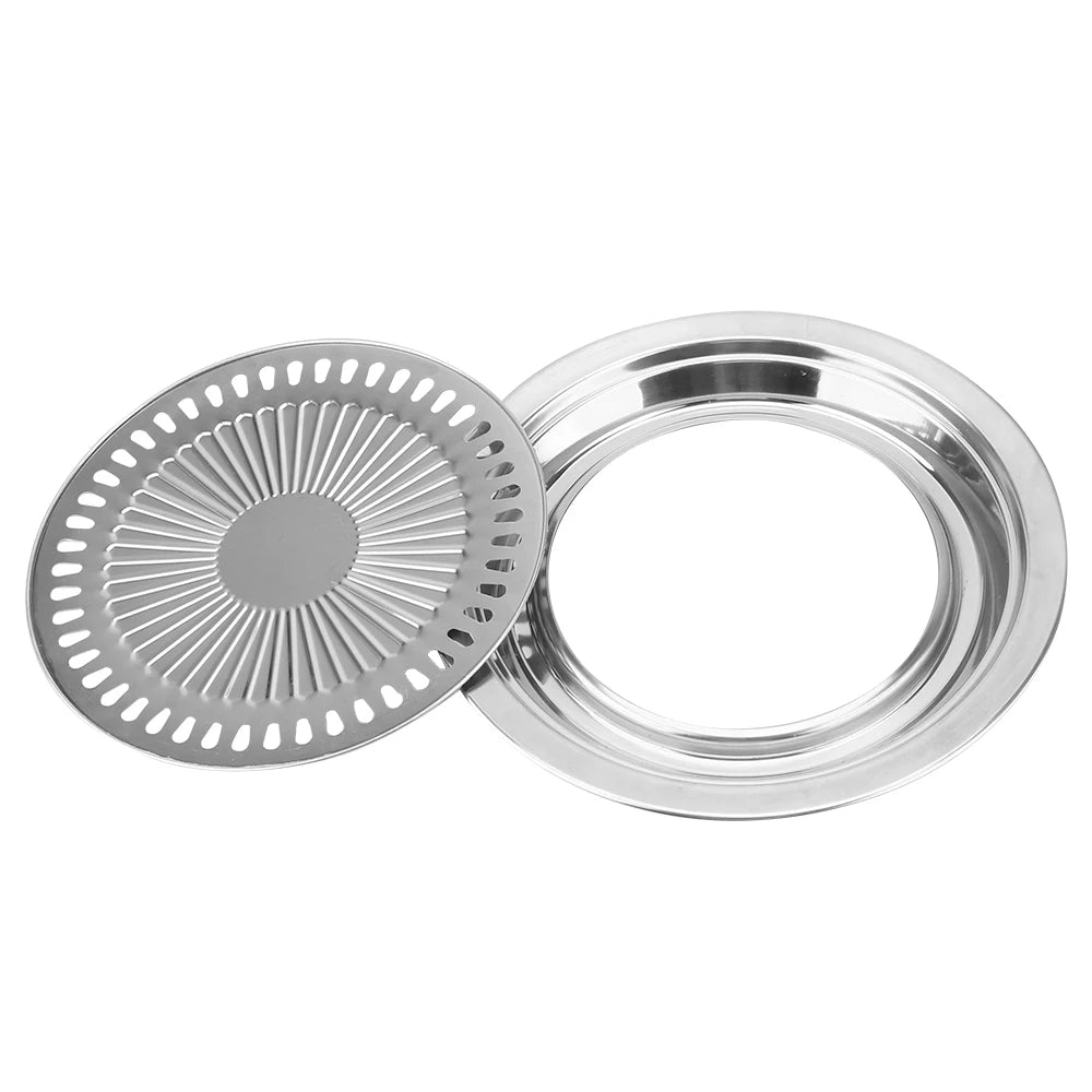 Smokeless Barbecue Grill Pan Non-Stick Gas Stove Plate for Electric Stove Baking Tray BBQ Tong Grill Barbecue Tools Home Outdoor