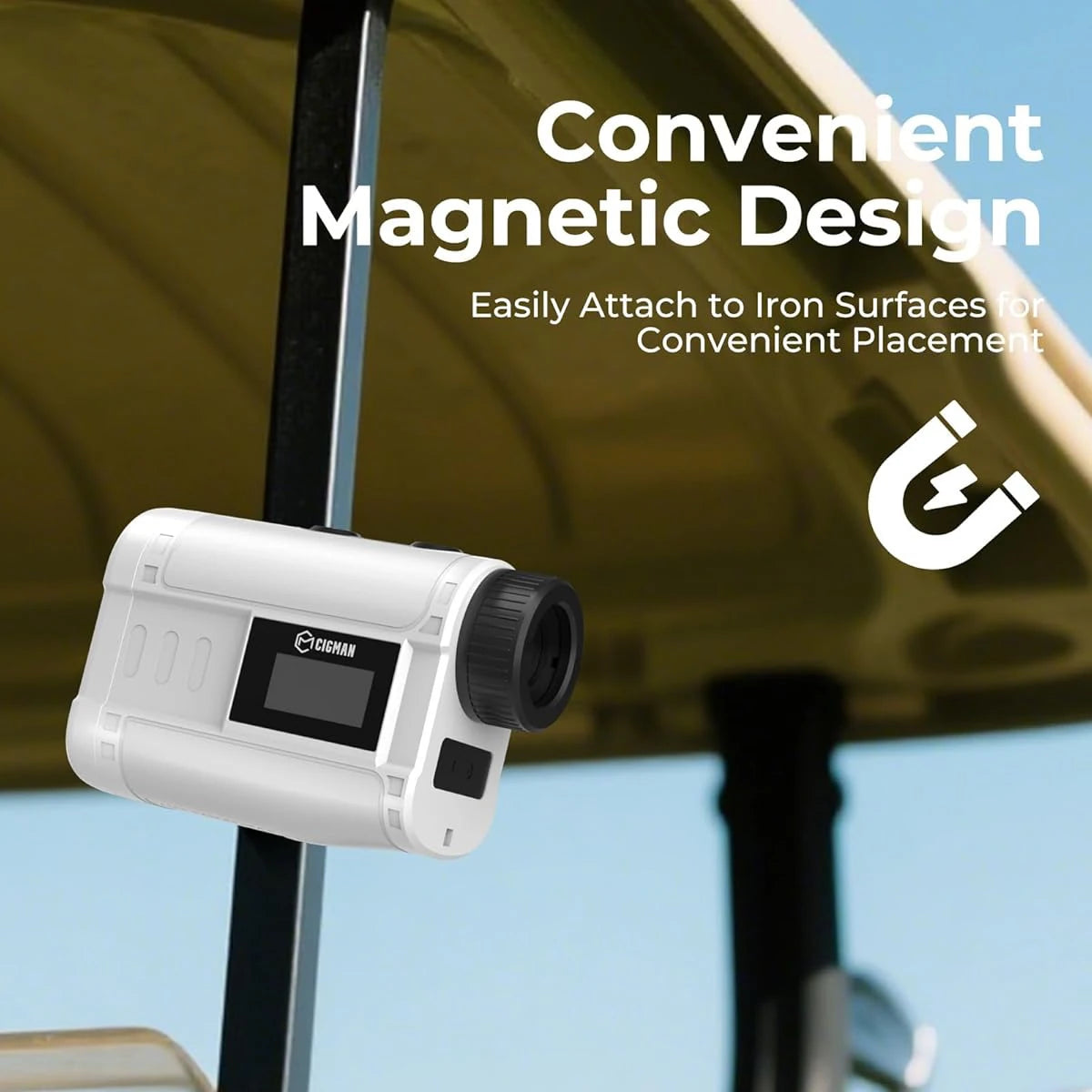  Golf Rangefinder 6X Zoom Magnification 1312 Yards Slope Compensation Color Display Flagpole Lock Rechargeable Waterproof Golf Accessories