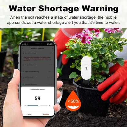 Smart Zigbee Soil Moisture Sensor Temperature and Humidity Meter Thermo Hygrometer Garden Automation Irrigation Detector