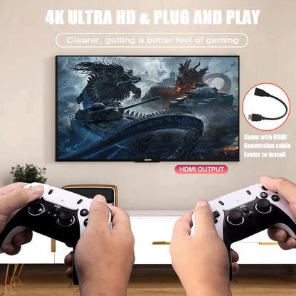  Video Gamepad Console, 2.4G Dual Wireless Game Controller, Support 4K Game Graphics, over 42,000 Classic Retro Games, Best Christmas Gift for Boys!
