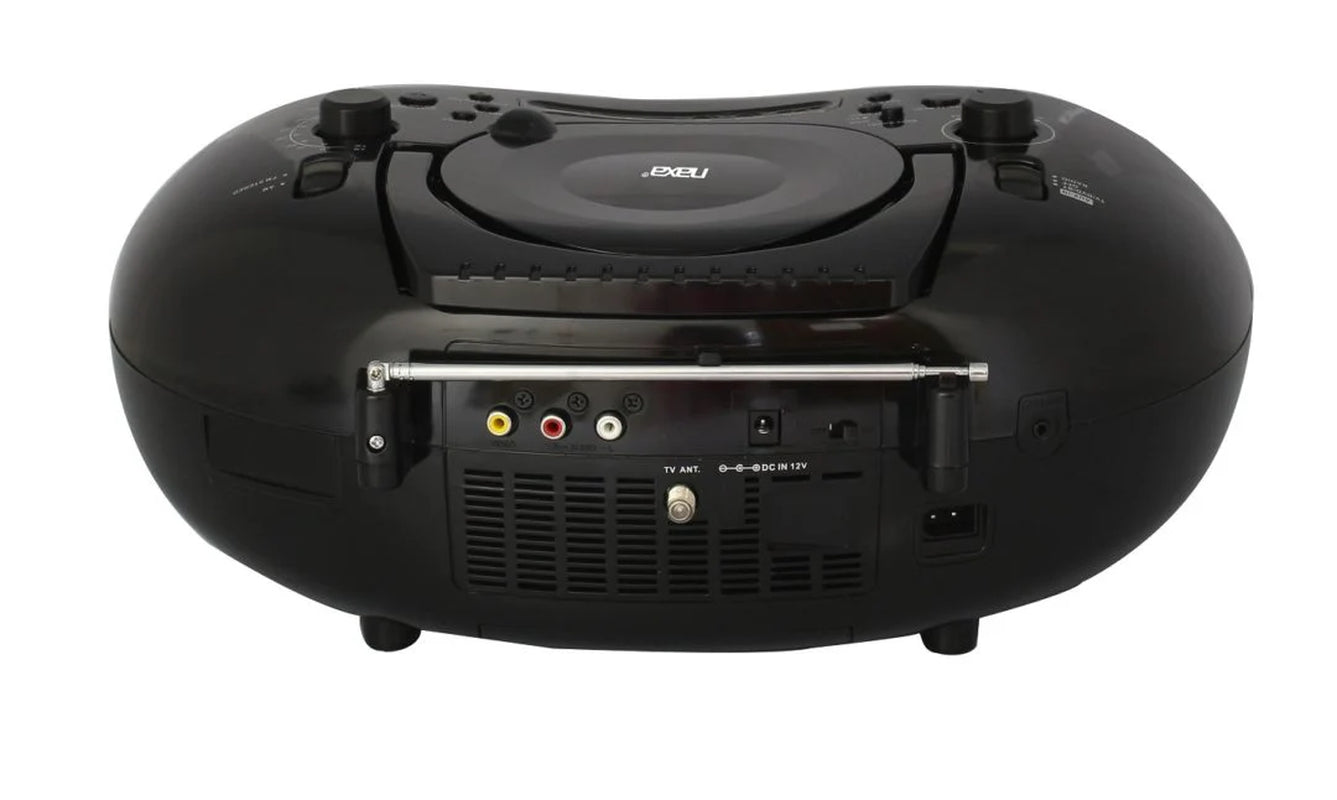 Naxa 7" Bluetooth® DVD Boombox and TV (NDL-287)