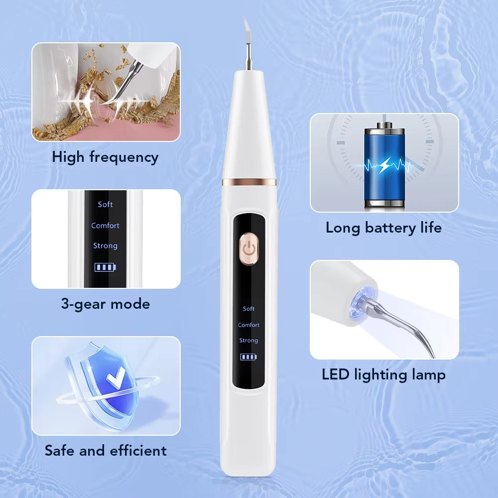 Electric Ultrasonic Dental Scaler for Effective Tartar Removal and Teeth Whitening