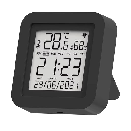 Smart Universal IR Remote with Temperature Humidity Sensor for Air Conditioner TV AC Works with Alexa Google Home Yandex