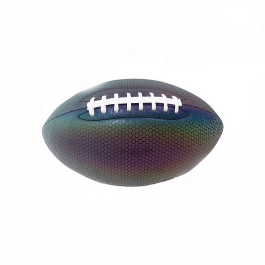 1Pc Size 9 American Glowing Rugby Adult Youth Training Game Ball Luminous Light up Reflective Rugby Standard Size