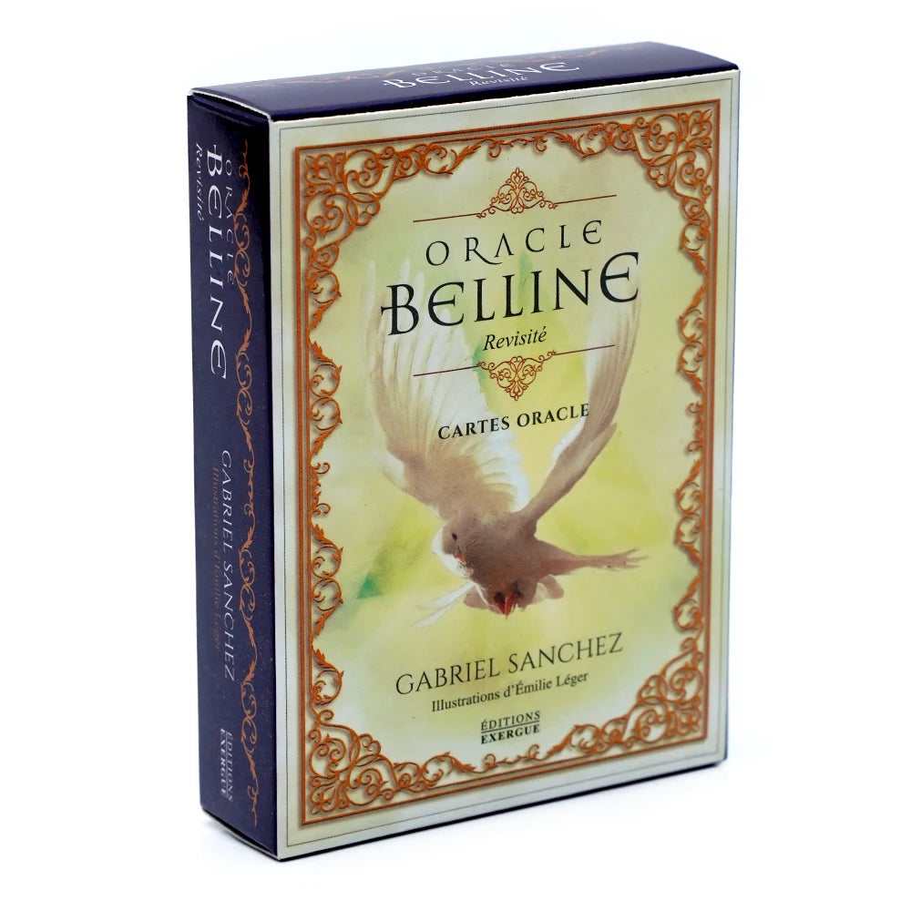 Oracle Belline Revisite Deck of Oracle Cards for Divination and Spiritual Guidance Featuring Elegant Artwork and Illustrated By