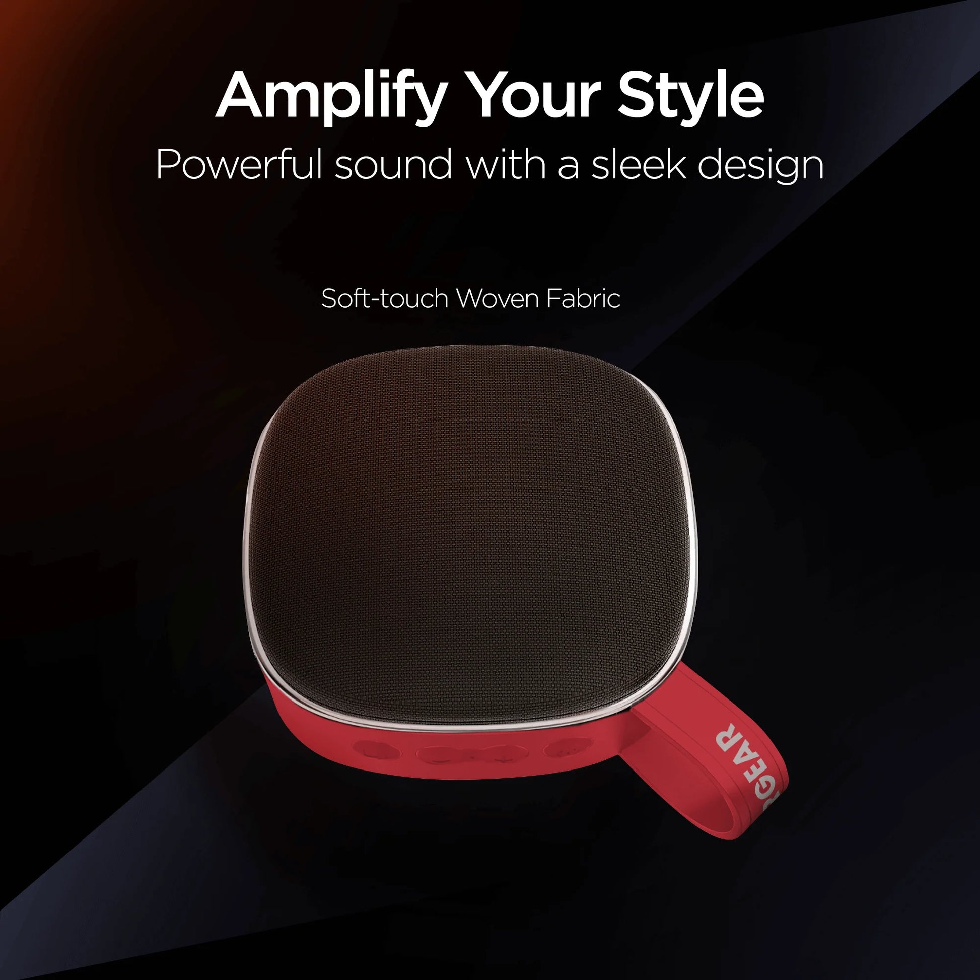 Hypergear Fabrix Mini Wireless Speaker - Red