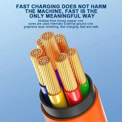 120W 7A Fast Charging USB Type-C Cable with 180-Degree Elbow Design for Xiaomi, Redmi, and Honor Smartphones