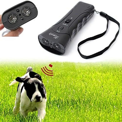 Pet Dog Repeller anti Barking Stop Bark Training Device Trainer LED Ultrasonic anti Barking Ultrasonic without Battery