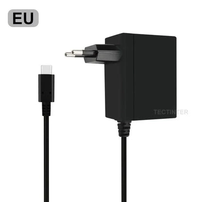 AC Adapter Charger Compatible with Nintendo Switch / Oled Console Accessories EU/US Plug Charging USB Type C Wall Power Supply